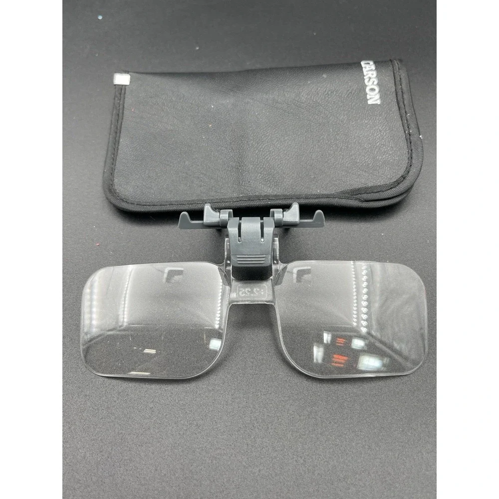 Carson Clip-On Magnifying‎ Glasses +2.25 OTC Readers Flip Up